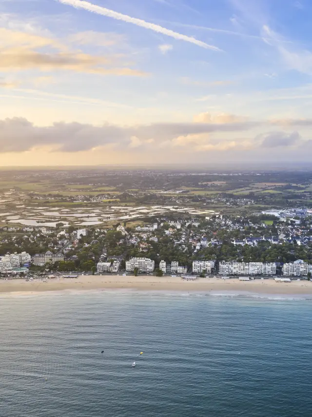 La Baule Guérande vue du ciel