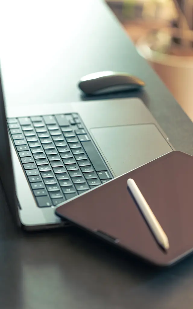 Tablette et ordinateur